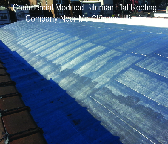 Commercial Modified Bitumen Flat Roofing CompanyNear Me Chicago Illinois