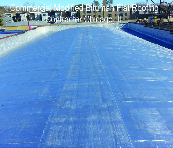 Commercial Modified Bitumen Flat Roofing Contractor Chicago IL